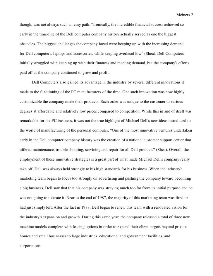 Реферат: Dell Essay Research Paper Dell Computers was Реферат: Dell Essay Research Paper Dell Computers was